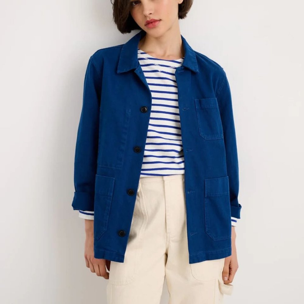 Alex Mill Britt Work Jacket - XS Cobalt, NWT